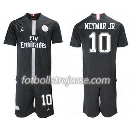 Paris Saint Germain Matchtröjor Neymar Jr 10 Jodan Svart Barn Tredje Fotbollströja 2018-2019 Paris Saint Germain Matchtröjor Neymar Jr 10 Jodan Svart Barn Tredje Fotbollströja 2018-2019